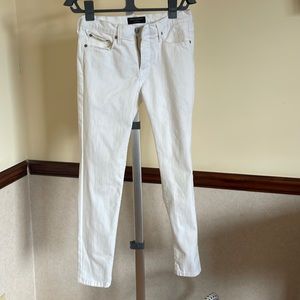 Banana Republic Sculpt Skinny White Jeans